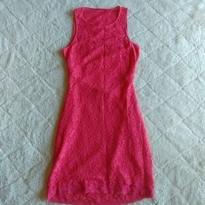 Express Open-Back Lace Dress